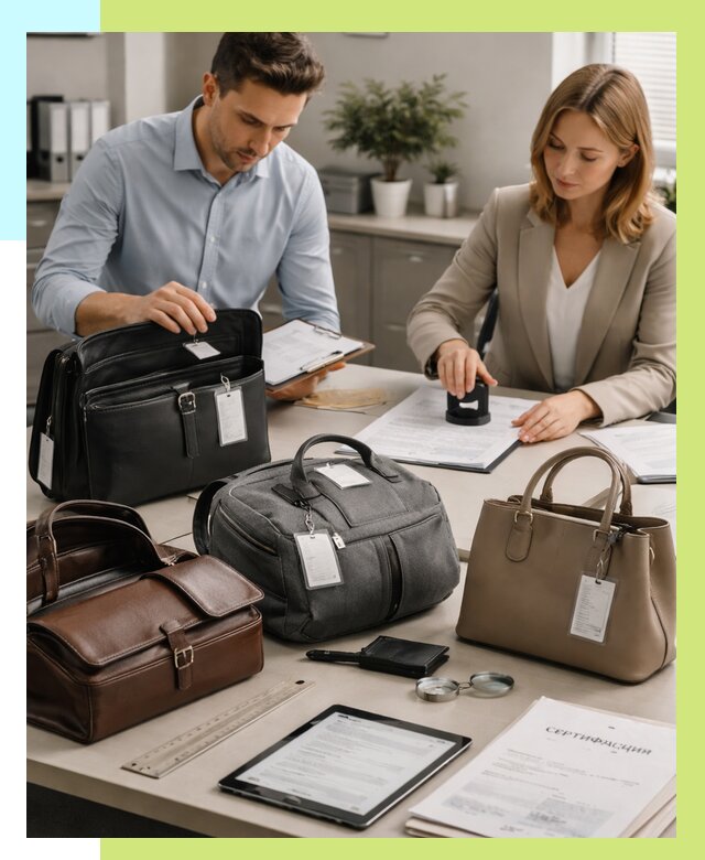 Сертификация сумок в Апатитах от 7779 руб. | Алешин-Птт