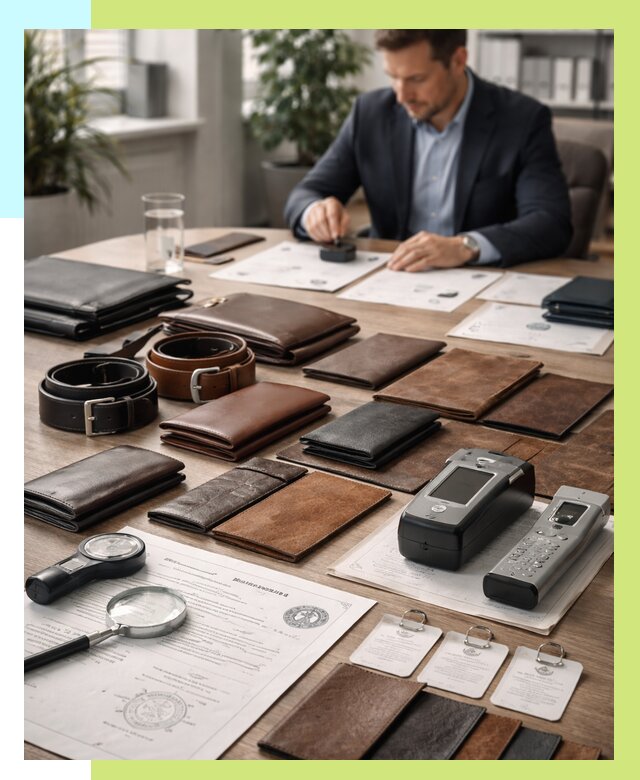 Сертификация кожаных изделий в Апатитах от 12446 р. | Алешин-Птт