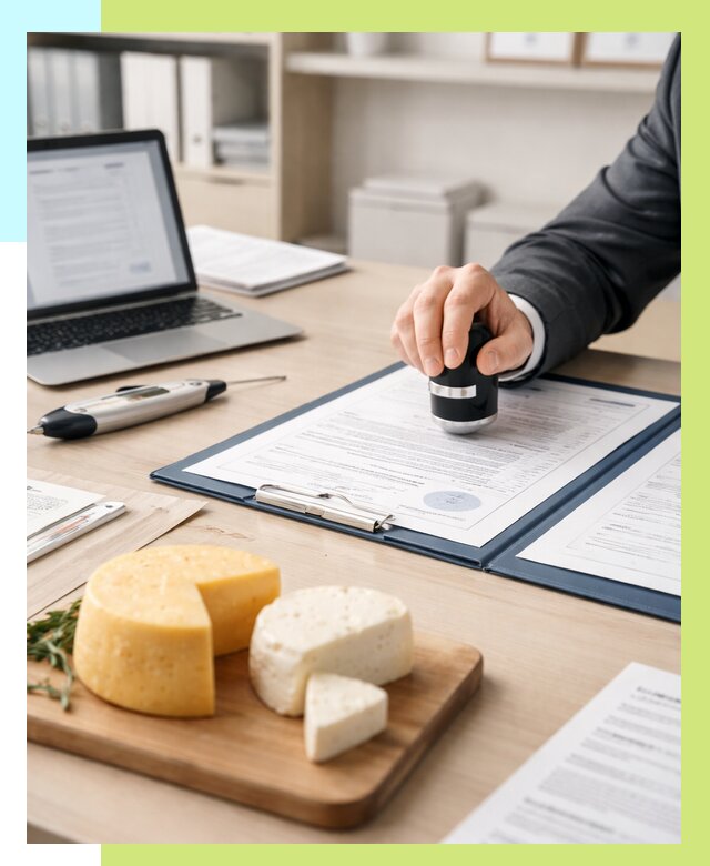 Сертификация сыров в Апатитах от 15558 р | Сертификат на сыр Алешин-Птт