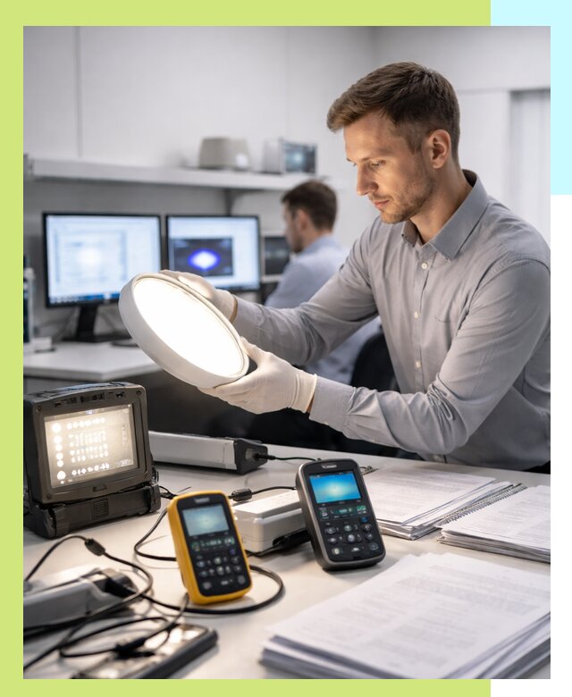 Сертификация светильников в Апатитах: испытания и оформление