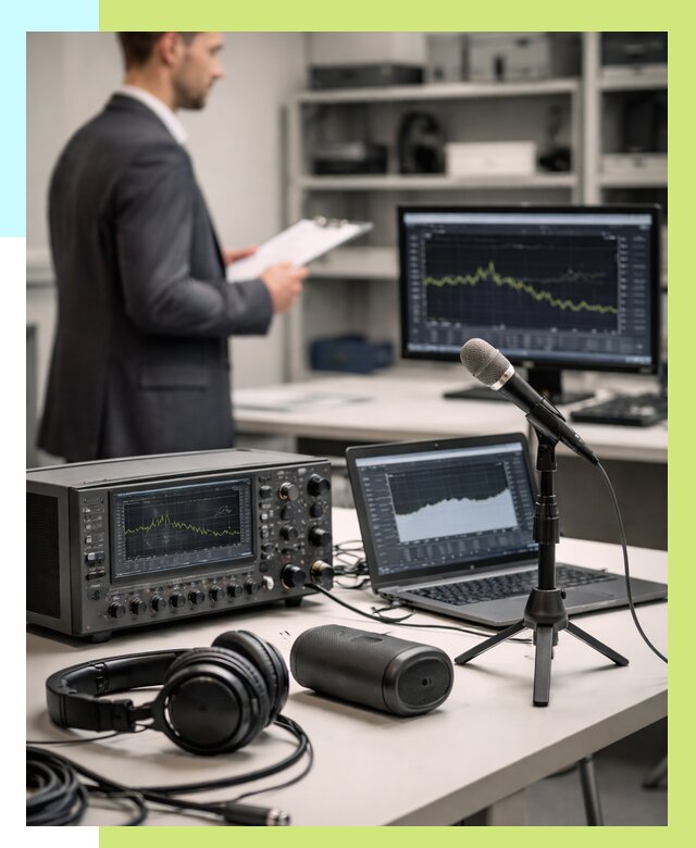 Сертификация аудиотехники в Апатитах от 15558 р., Алешин-Птт