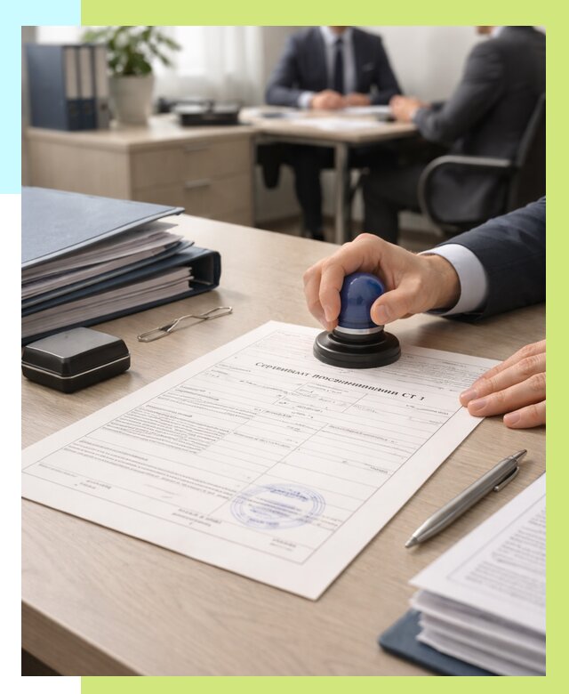 Сертификат происхождения СТ 1 в Апатитах от 4667 р. | Алешин-Птт