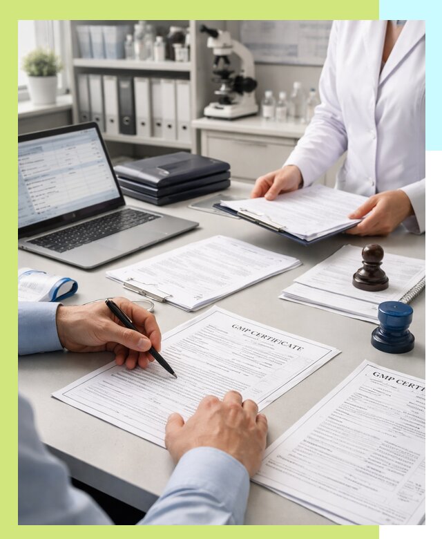 Оформление сертификата GMP в Апатитах для фармпроизводства