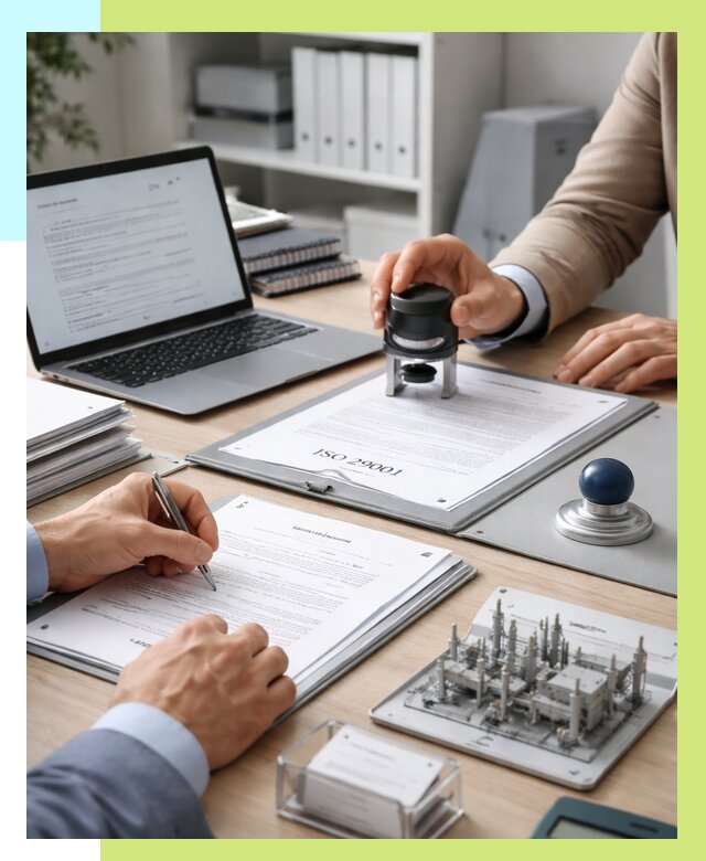 Сертификат ISO 29001 в Апатитах под ключ от 77790 р. | Алешин-Птт