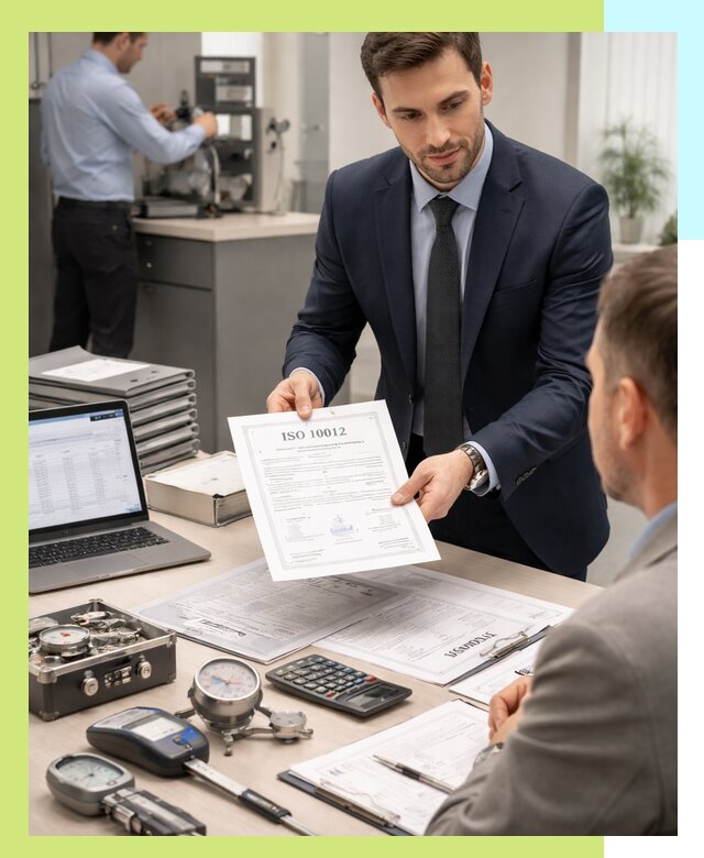 Выдача сертификата ISO 10012 по требованиям метрологии в Апатитах