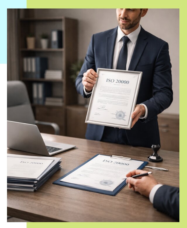 Сертификат ISO 20000 в Апатитах под ключ от 124464 р., Алешин-Птт