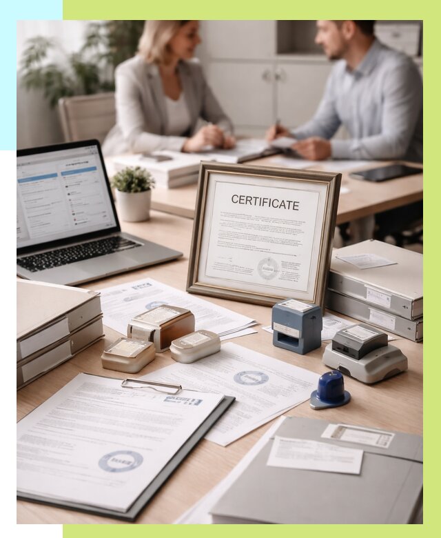 Сертификация компании в Апатитах от 46674 р. | Алешин-Птт — заказ